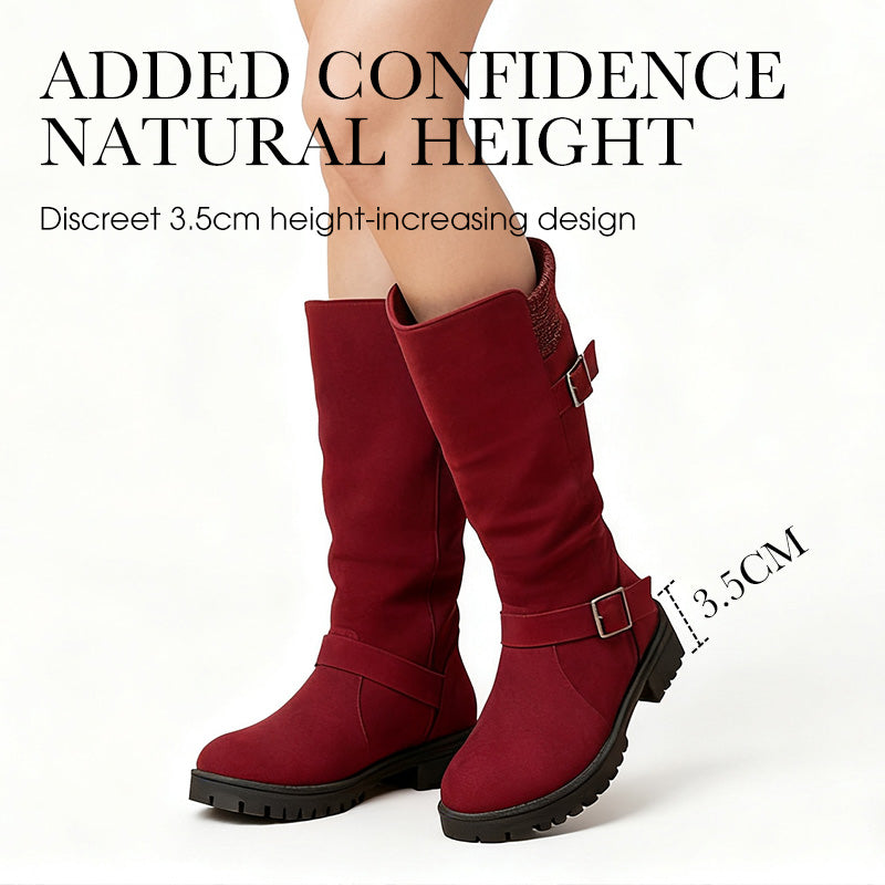 Chaussures en daim Chica pour femmes – Rehaussez votre style automnal avec une mode européenne et américaine, un design souple et respirant