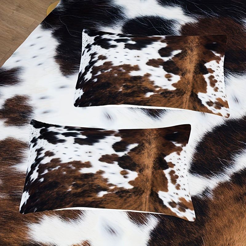 🔥Ensemble housse de couette imprimé vache