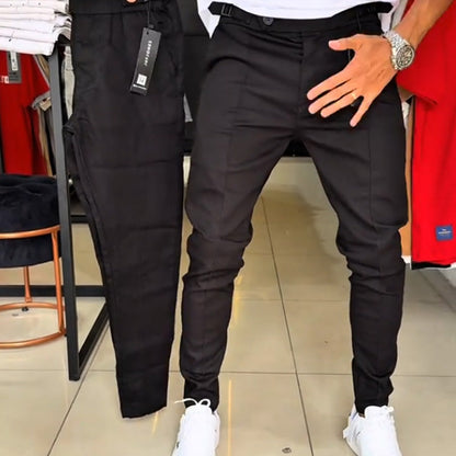 Pantalon slim pour homme avec taille ajustable