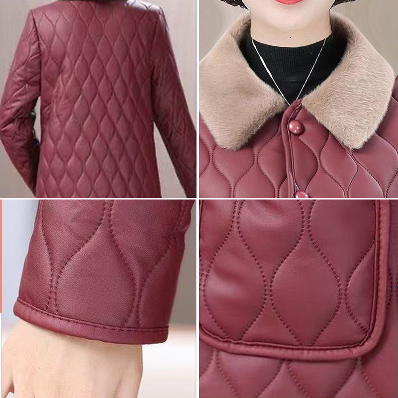 Manteau court matelassé élégant pour femme