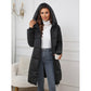 Manteau d'hiver long pour femmes, chaud, douillet et coupe-vent