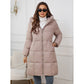 Manteau d'hiver long pour femmes, chaud, douillet et coupe-vent