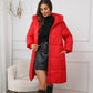 Manteau d'hiver long pour femmes, chaud, douillet et coupe-vent