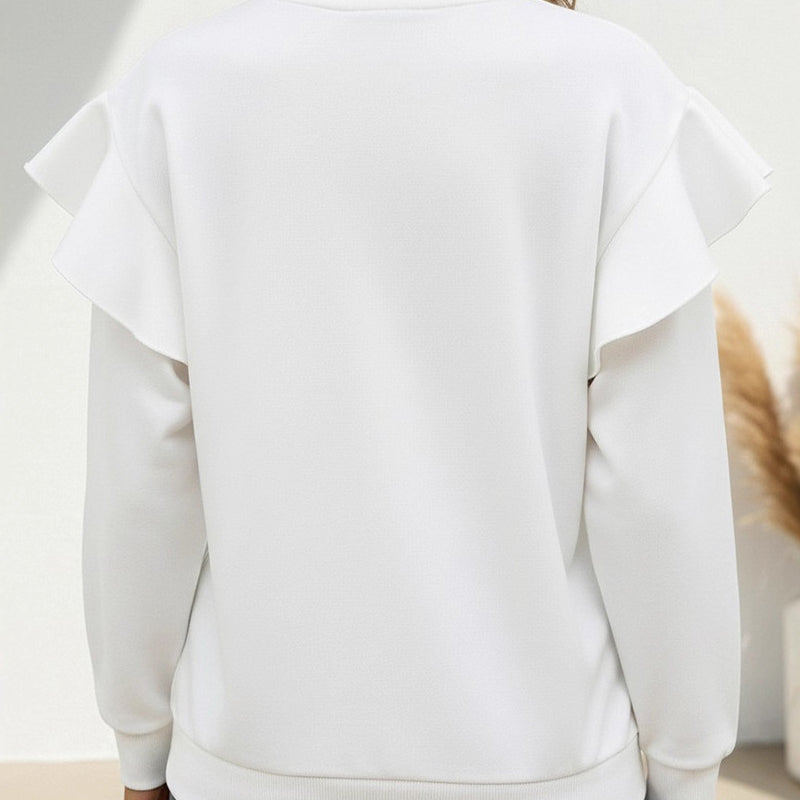 Women's Chic Lace Casual Sweatshirt