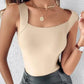 🏆Dernier jour de l'offre spéciale : 10,98 € !!💐 Débardeur thermique à col rond avec soutien-gorge intégré pour femmes