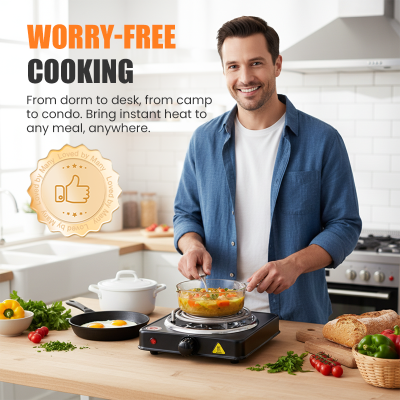 🎁2026 Nouveauté : 50 % DE RÉDUCTION💥Plaque de cuisson électrique multifonctionnelle pour un usage domestique