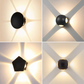 Applique murale LED moderne avec effet lumineux géométrique