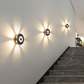 Applique murale LED moderne avec effet lumineux géométrique