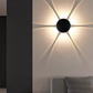 Applique murale LED moderne avec effet lumineux géométrique