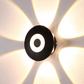 Applique murale LED moderne avec effet lumineux géométrique