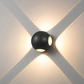Applique murale LED moderne avec effet lumineux géométrique