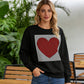 Sweat-shirt unisexe à col rond décontracté
