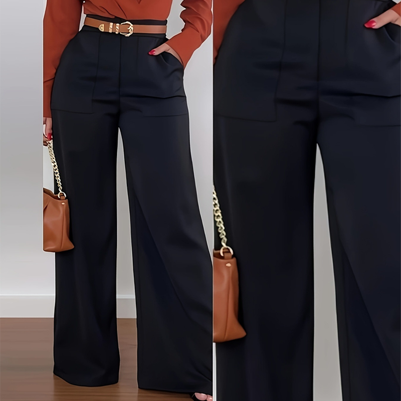 ✨Pantalon large taille haute pour femmes