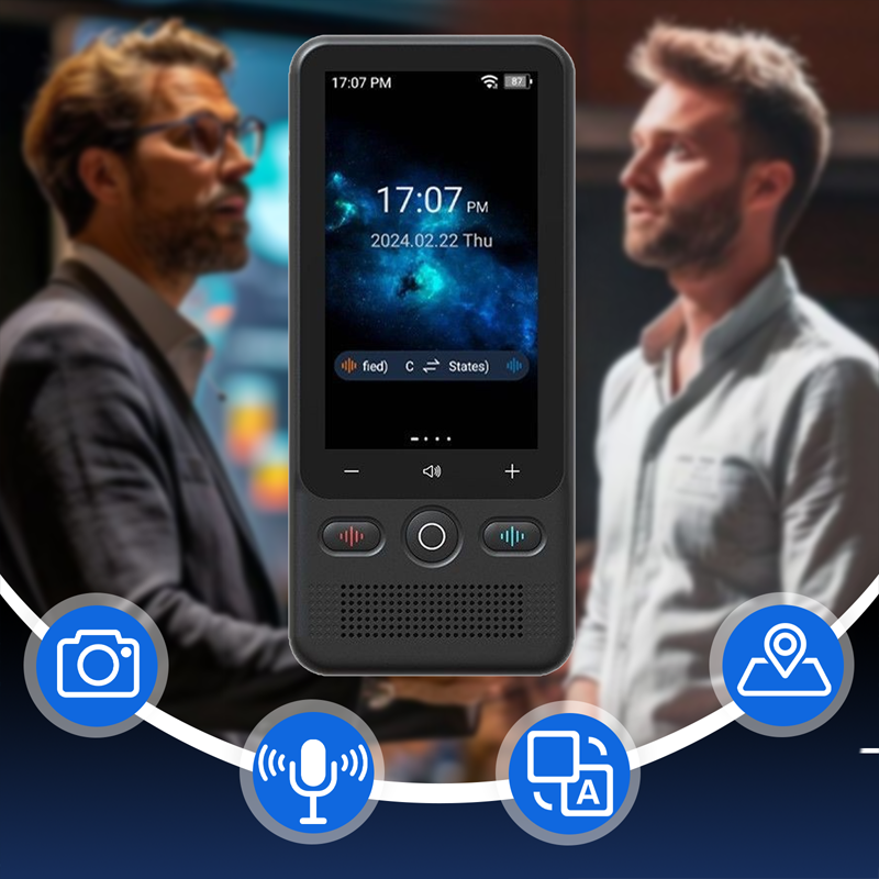 📢📢 Vente flash : plus que 3 heures ! ⏰⏰ —— Traducteur portable multifonctionnel🌐【138 langues, communication instantanée】