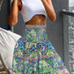 🌸Jupe-culotte décontractée à imprimé tendance pour femme, taille haute🔥