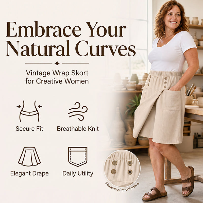 Short asymétrique croisé pour femme, arrivant aux genoux