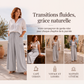 Pantalon large femme en coton et lin