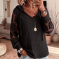 👜 -50 % sur toute la mode femme ! ✨Pull à capuche chic pour femmes avec manches en dentelle