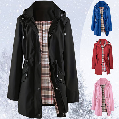 ⏳Promotion Éclair🧥Veste décontractée unie, imperméable et coupe-vent