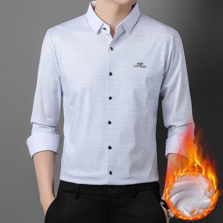 🔥Achetez 2 livraisons gratuites🔥Chemise décontractée à manches longues sans plis pour hommes