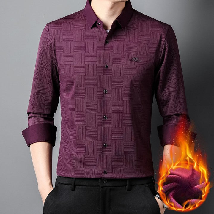 🔥Achetez 2 livraisons gratuites🔥Chemise décontractée à manches longues sans plis pour hommes
