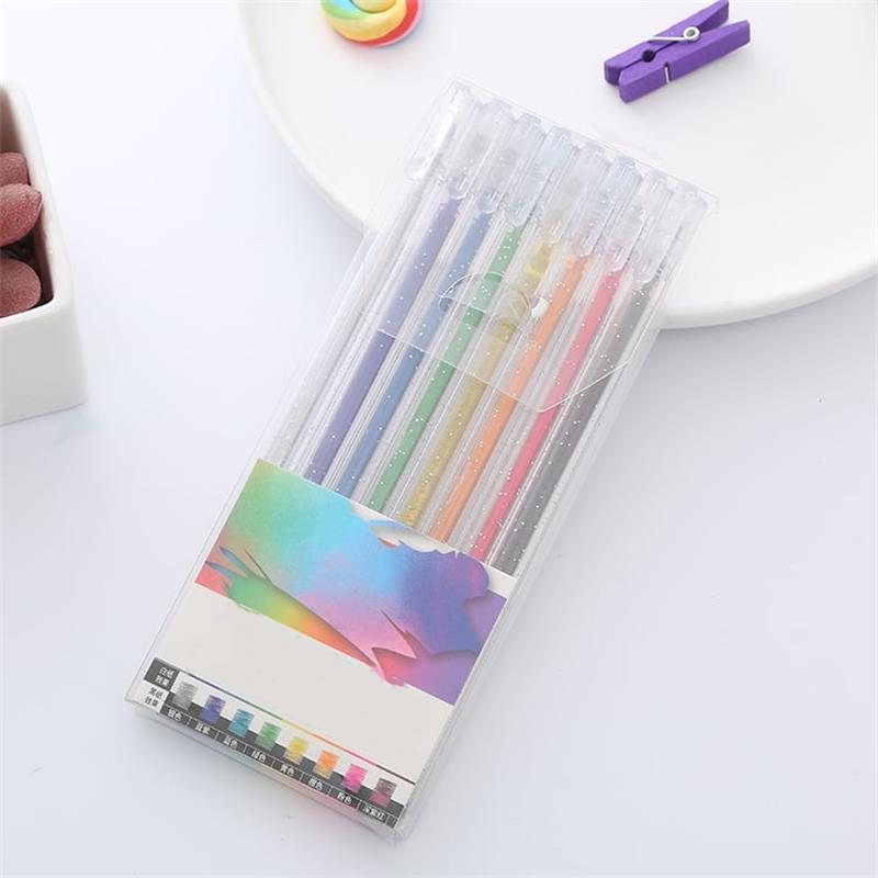 🔥Vente de Noël - 49% de réduction🎨 Ensemble de stylos à gel scintillants🎄Couleurs lumineuses, créativité illimitée
