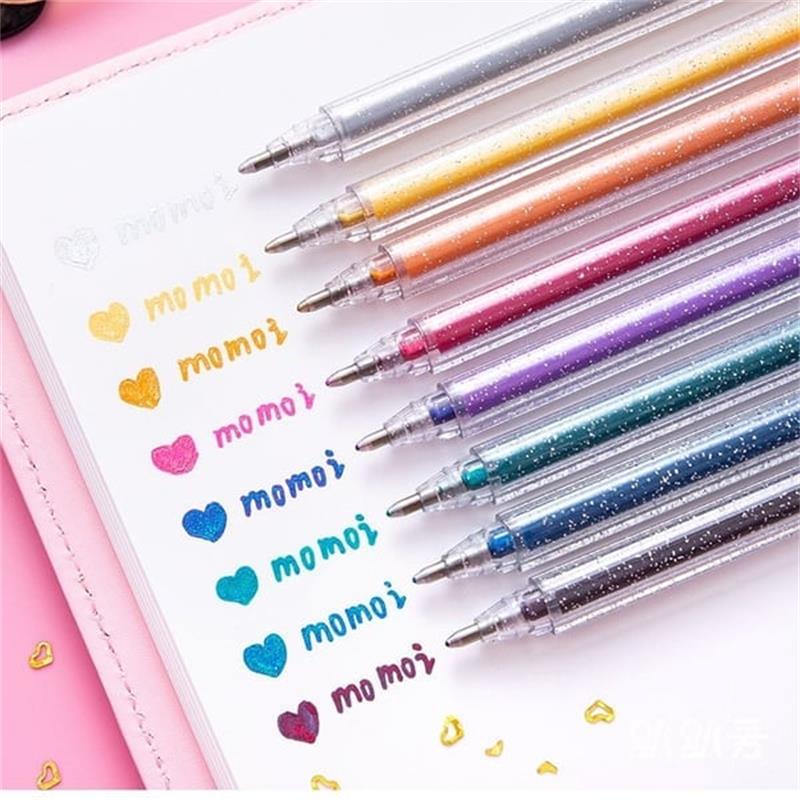 🔥Vente de Noël - 49% de réduction🎨 Ensemble de stylos à gel scintillants🎄Couleurs lumineuses, créativité illimitée