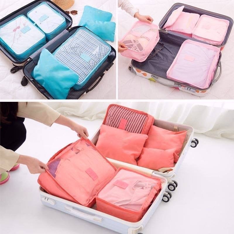 🎉VENTE CHAUDE 49% DE RÉDUCTION - ✈6 pièces cubes d'emballage pour bagages portables🧳
