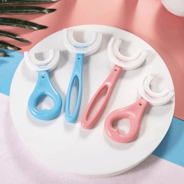 🎁2023-Vente de Noël Achetez 1 Obtenez 1 Gratuit🎁（🔥 Promotion 47% de réduction）Sur la brosse à dents pour enfants en forme de U