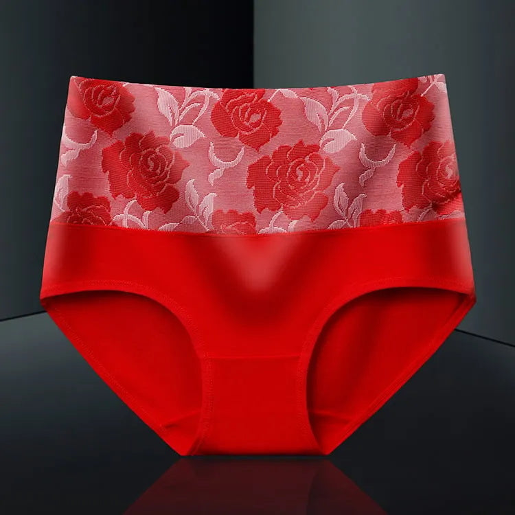 Achetez-en 5, obtenez-en 5 gratuits-Sous-vêtements en coton antibactériens et hygroscopiques amincissants abdominaux taille haute