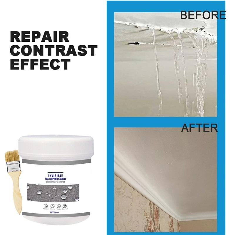 Émulsion de mastic isolant étanche（Pinceau gratuit）
