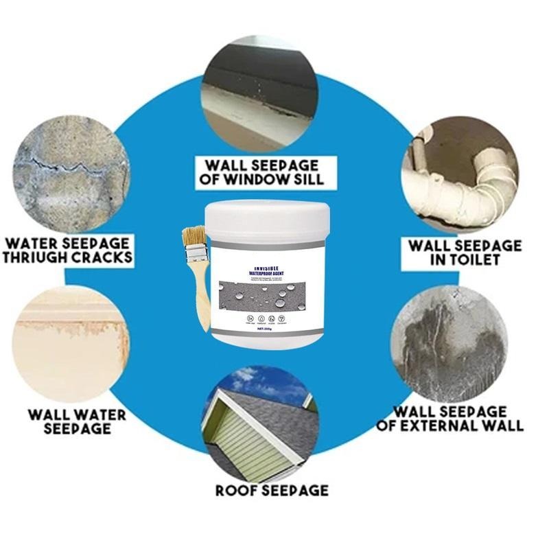 Émulsion de mastic isolant étanche（Pinceau gratuit）