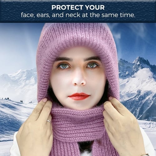 Foulard chaud épaissi une pièce pour femme