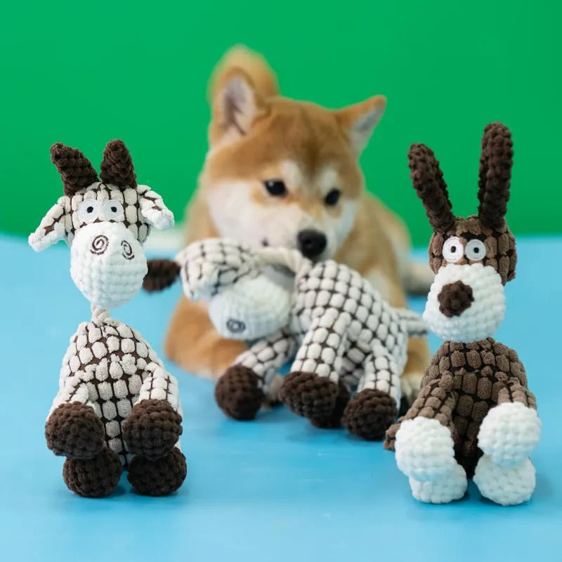 🐶Dernier jour pour acheter 2 et obtenir 1 gratuit🐾Jouet en peluche pour votre ami à fourrure.