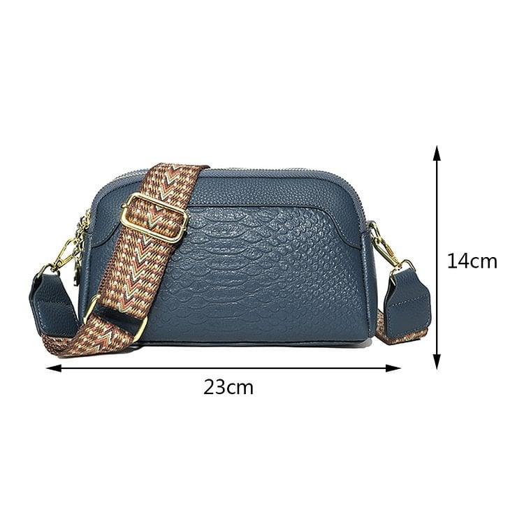 🔥 Vente chaude 🔥 Sac à bandoulière en cuir de première couche à motif d'alligator pour femme pour le travail