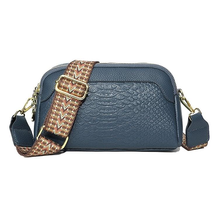 🔥 Vente chaude 🔥 Sac à bandoulière en cuir de première couche à motif d'alligator pour femme pour le travail