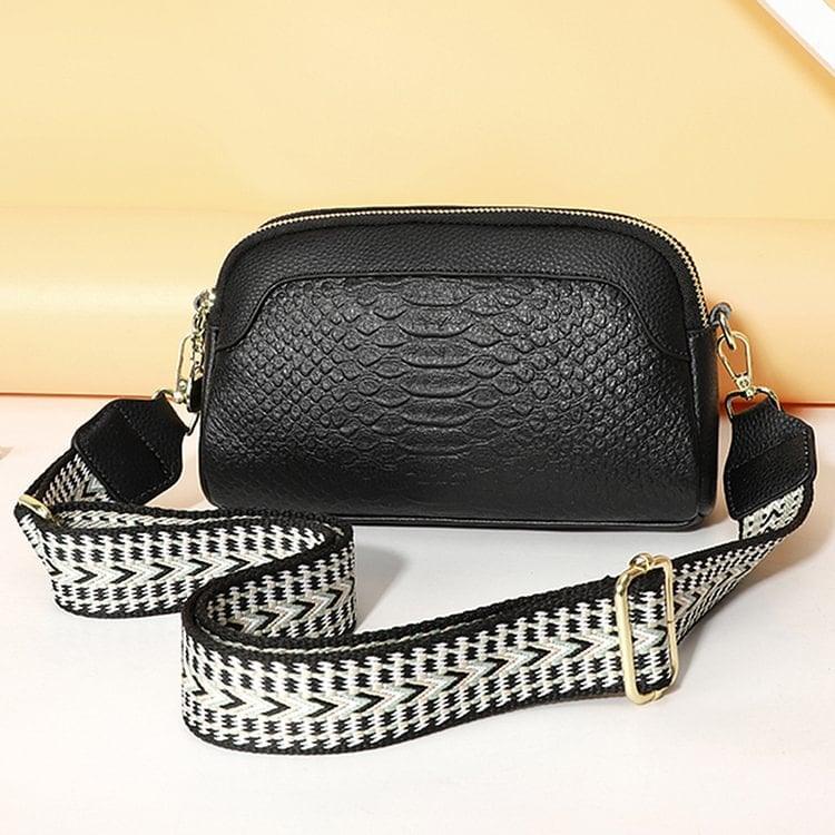 🔥 Vente chaude 🔥 Sac à bandoulière en cuir de première couche à motif d'alligator pour femme pour le travail