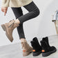 Bottes d'hiver en laine polaire pour femmes