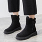 Bottes d'hiver en laine polaire pour femmes