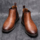 Cadeaux exquis - Bottes en cuir Chelsea Vintage pour hommes【Livraison gratuite pour une durée limitée】