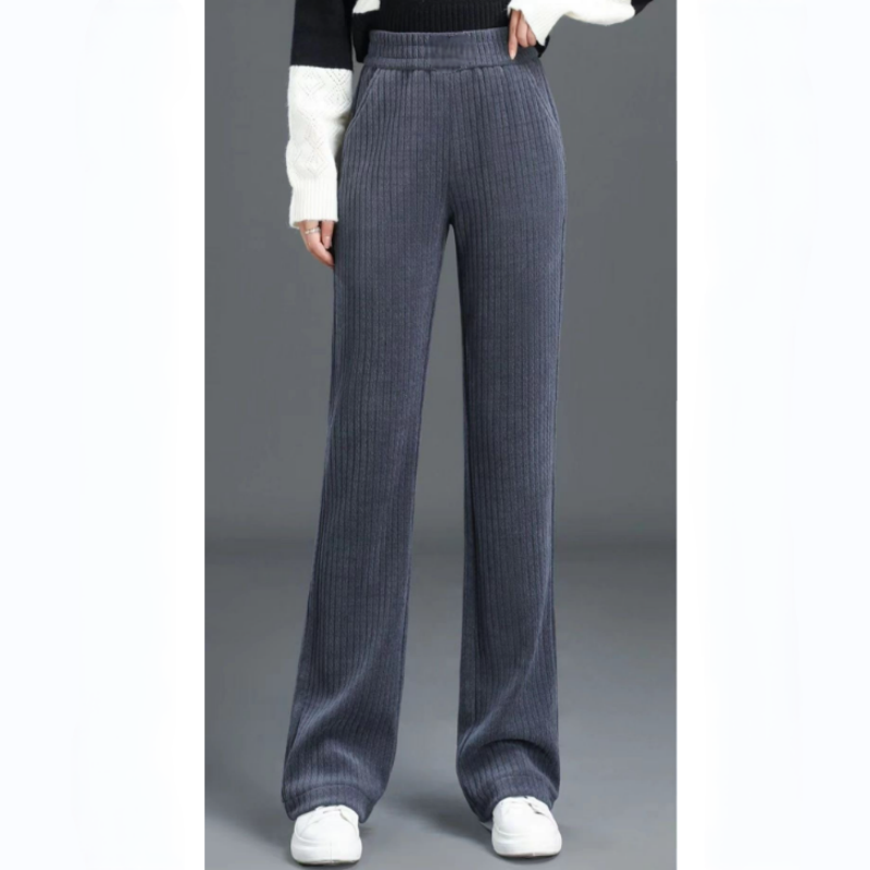 Pantalon d'automne et d'hiver 🔥 chaud 🔥 élégant à taille large et extensible(45 % de réduction)
