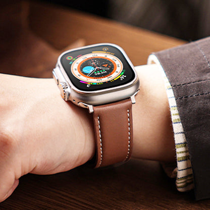 Cadeaux exquis - Mode Boucle déployante magnétique Haute qualité en cuir Bande de montre intelligente