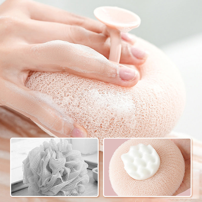 Boule de bain super douce avec ventouse en forme de tournesol