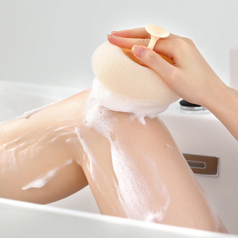 Boule de bain super douce avec ventouse en forme de tournesol