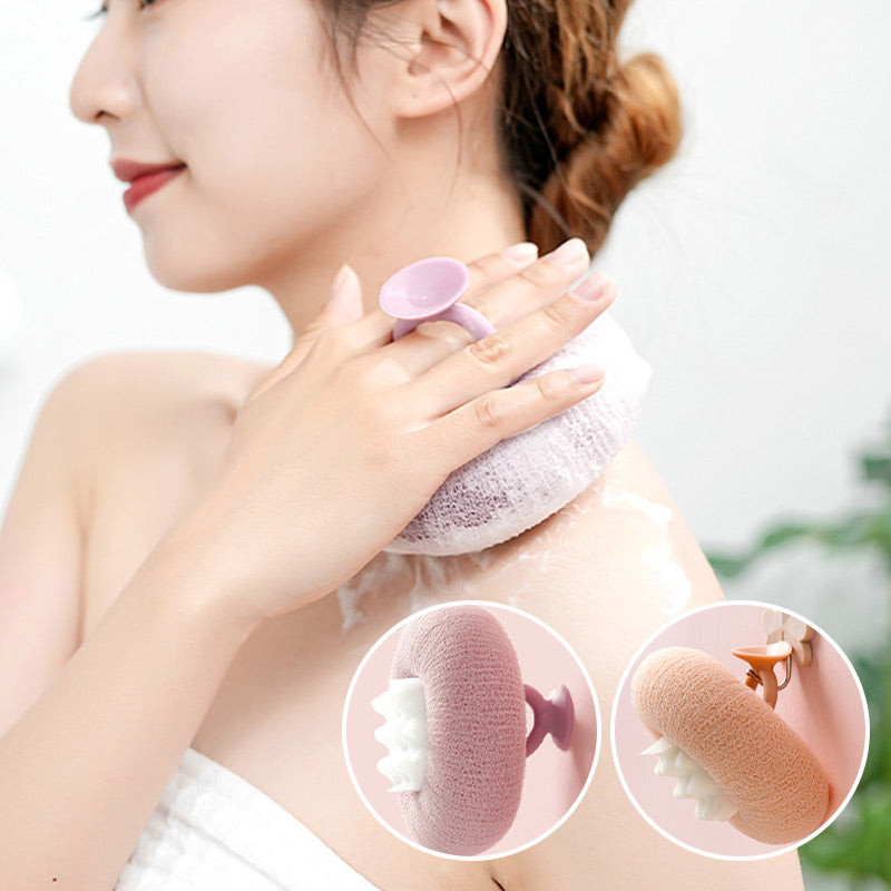 Boule de bain super douce avec ventouse en forme de tournesol