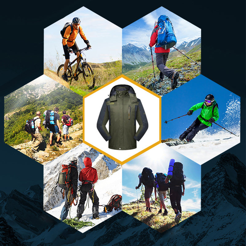 Vestes de randonnée outdoor imperméables et coupe-vent pour hommes