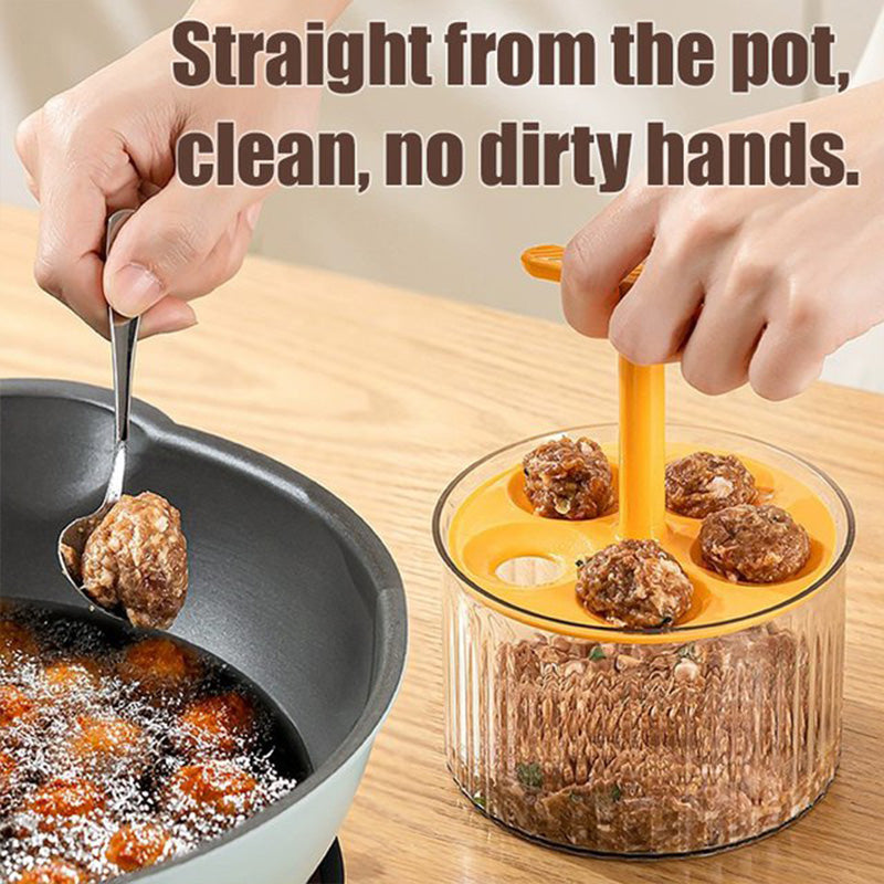 🔥Last day half price sale🔥  Appareil à boulettes de viande transparent