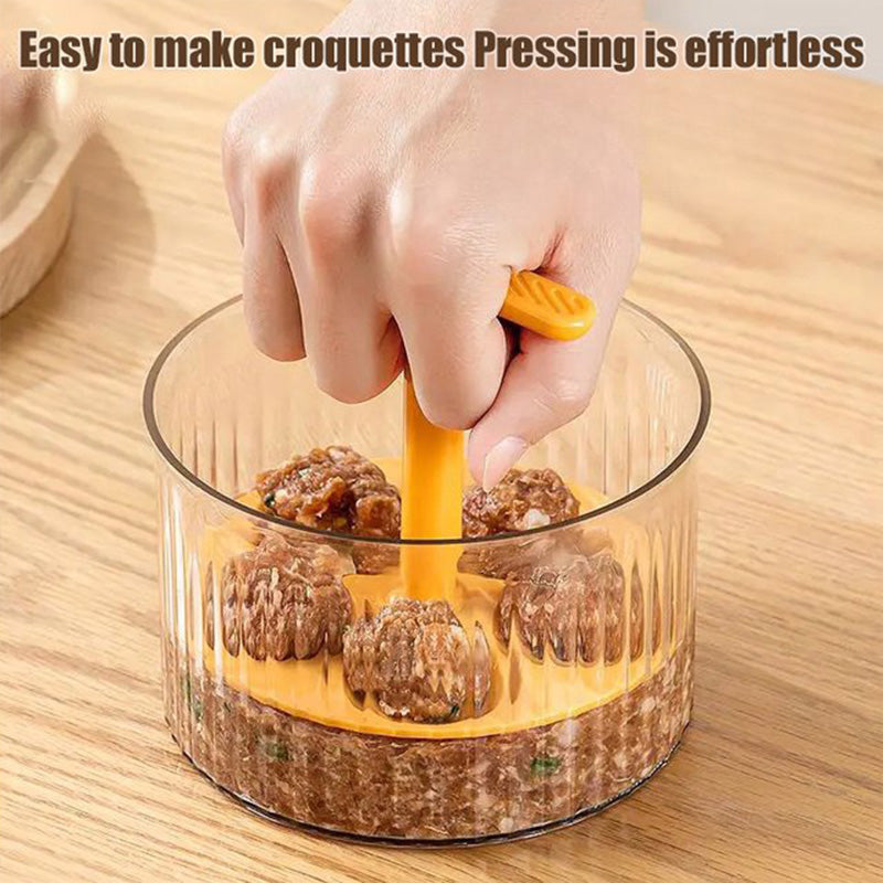 🔥Last day half price sale🔥  Appareil à boulettes de viande transparent