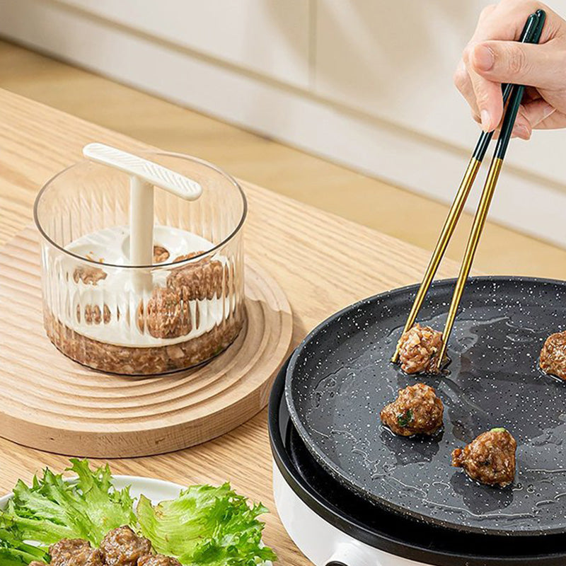 🔥Last day half price sale🔥  Appareil à boulettes de viande transparent