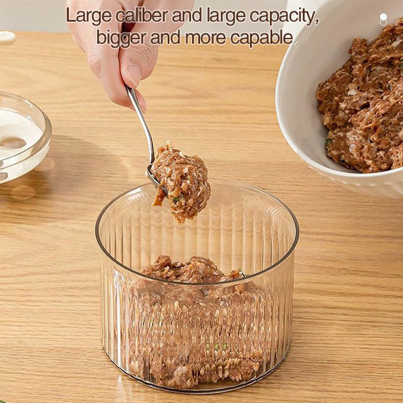🔥Last day half price sale🔥  Appareil à boulettes de viande transparent